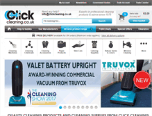 Tablet Screenshot of clickcleaning.co.uk